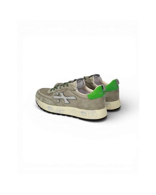 Premiata Green Sneakers for men