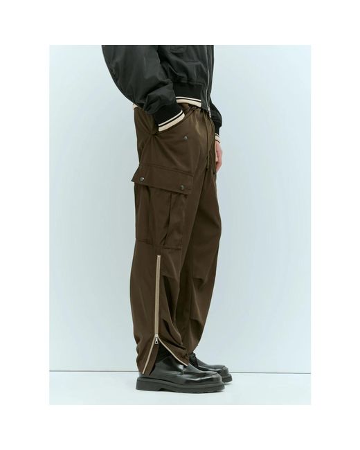 Trousers > wide trousers Dries Van Noten pour homme en coloris Green