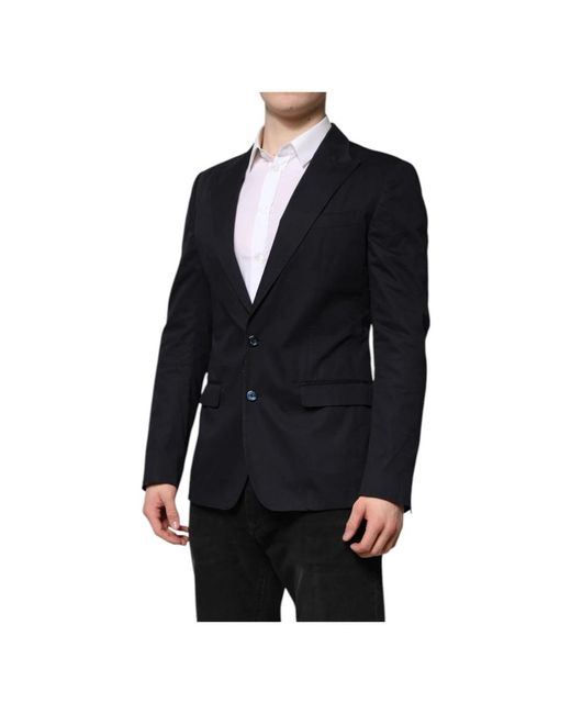Dolce & Gabbana Black Blazers for men