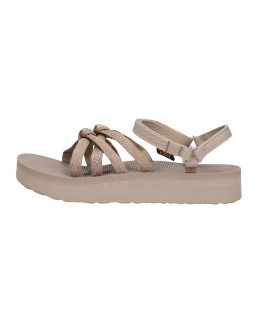 Teva Brown Midform Kena Slim Sandale