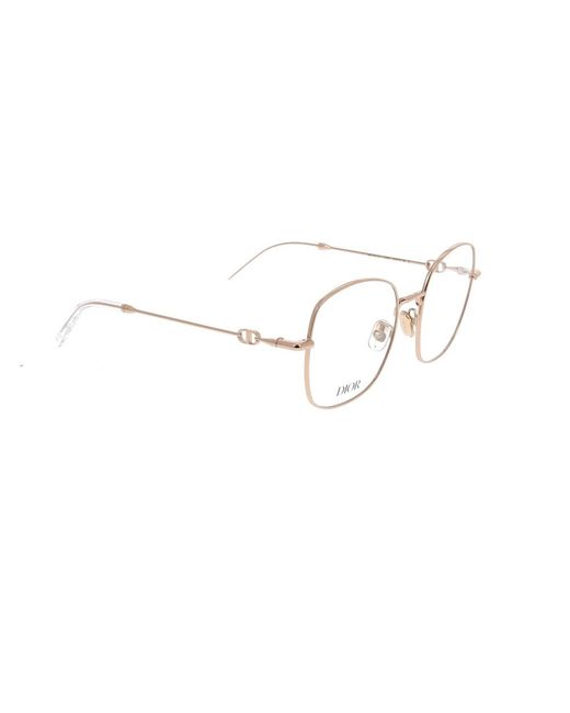 Dior Glasses in het Metallic