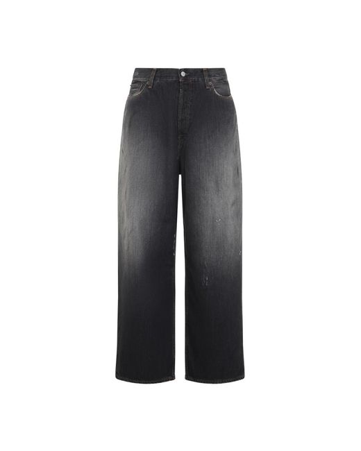 Acne Straight Jeans in het Gray voor heren