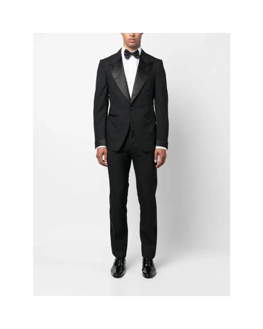 Tom Ford Black Single Breasted Suits for men