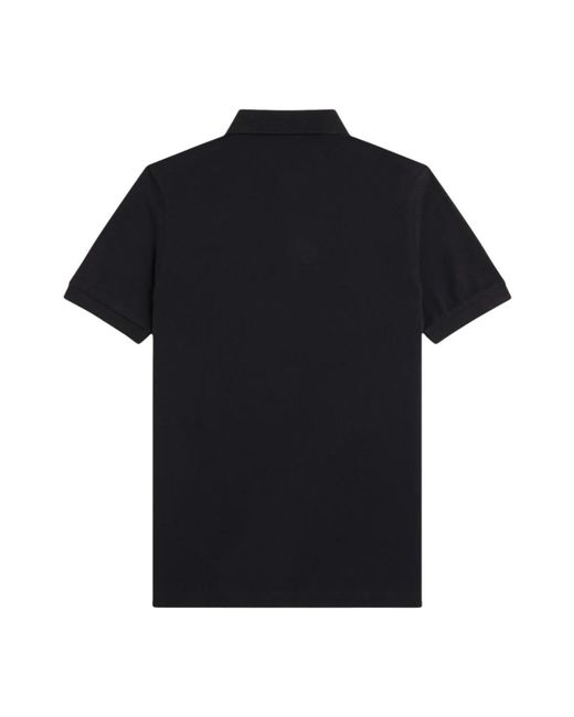Fred Perry Black Polo Shirts for men