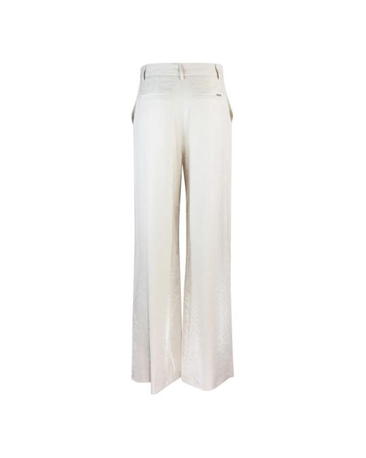 Liu Jo White Wide Trousers