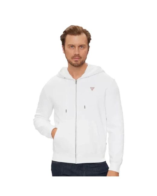 Guess Zip-Throughs in het White voor heren
