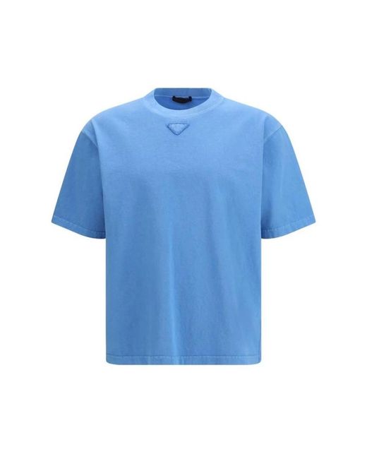 Prada Blue T-Shirts for men