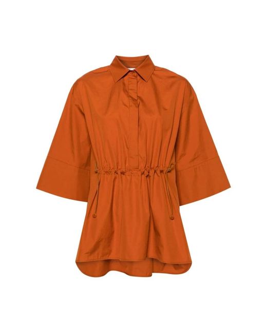 Max Mara Orange Shirts