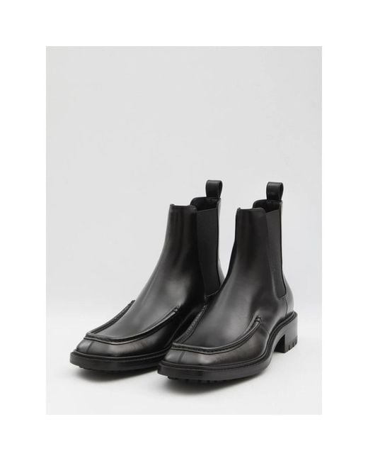 Saint Laurent Black Chelsea Boots for men