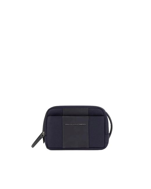 Piquadro Blue Toilet Bags for men