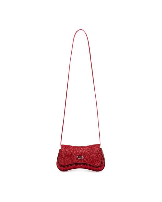 DIESEL Red Cross Body Bags