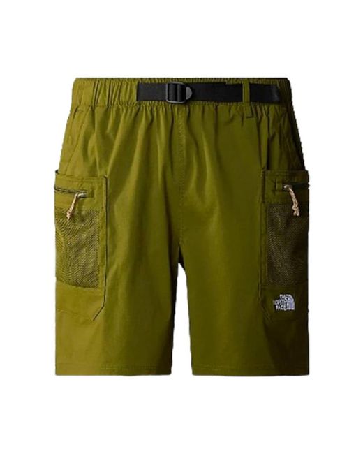 The North Face Green Casual Shorts for men