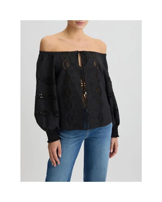 Liu Jo Black Blouses