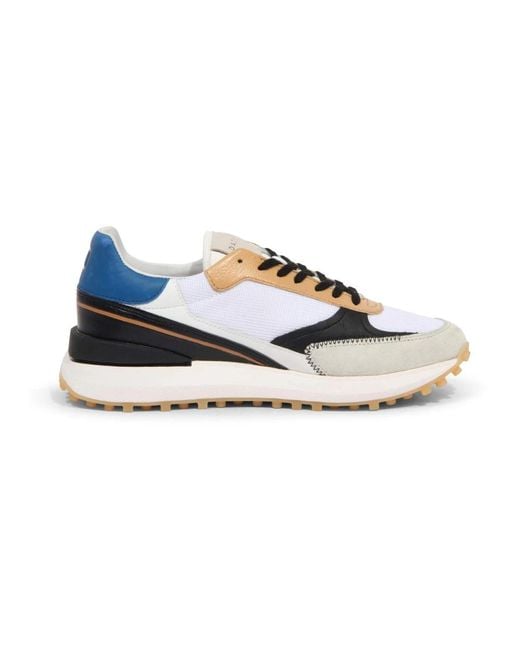 Date Vintage Effect Dragon Schuhe in Blue für Herren