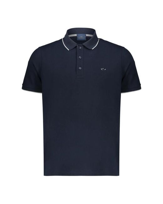 Paul & Shark Blue Polo Shirts for men