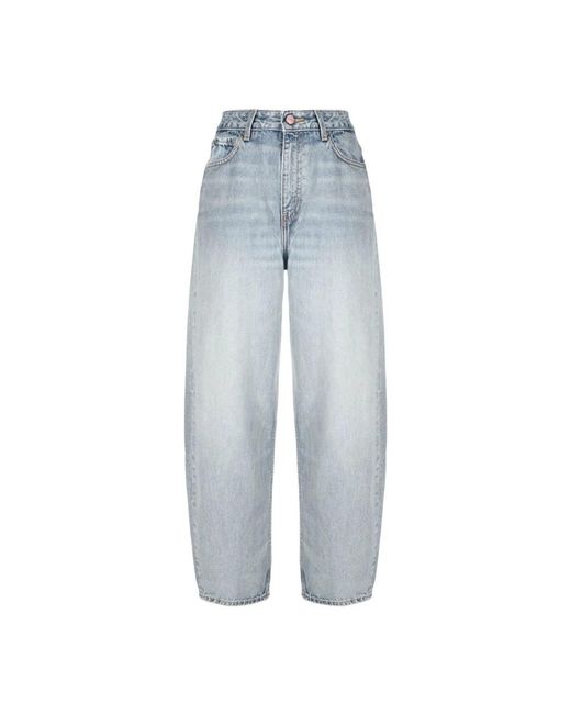 Ganni Blue Loose-Fit Jeans