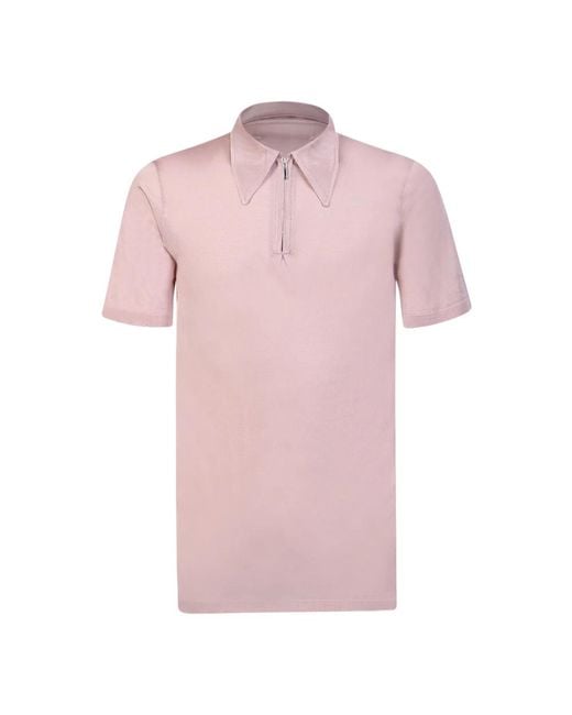Maison Margiela Pink Polo Shirts