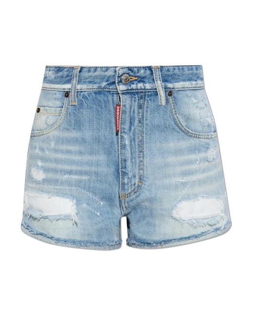 DSquared² Blue Denim Shorts