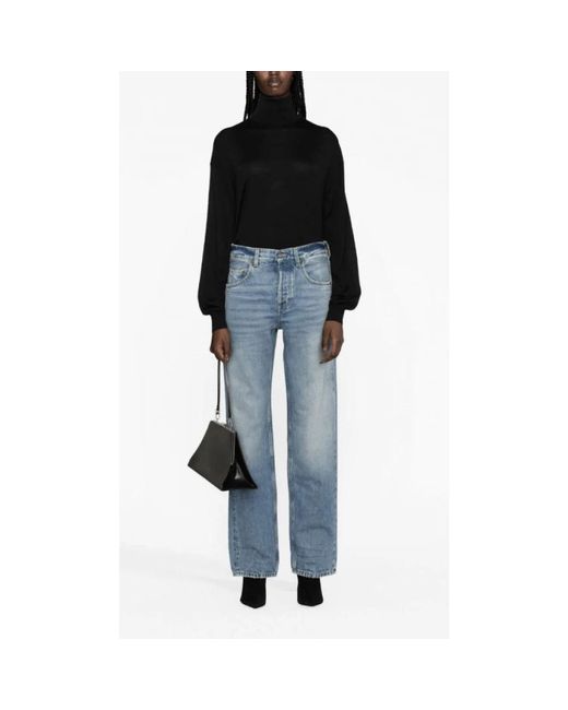 Saint Laurent Black Turtlenecks