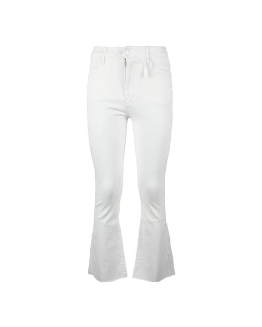 CYCLE Jeans ,Wit ,Katoen Bootcut Jeans in het White