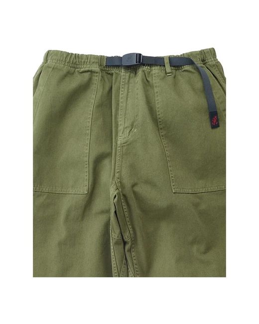 Gramicci Green Cropped Trousers for men