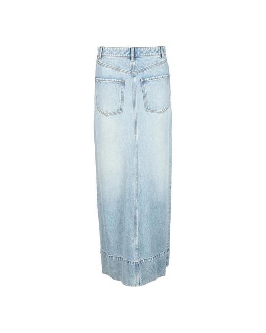 Sportmax Blue Denim Skirts