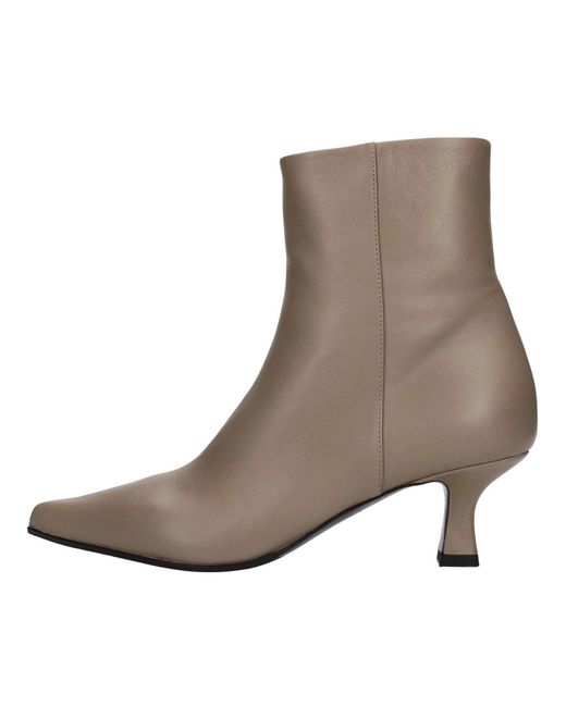 3Juin Brown Heeled Boots