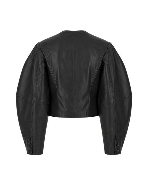 ROTATE BIRGER CHRISTENSEN Black Leather Jackets