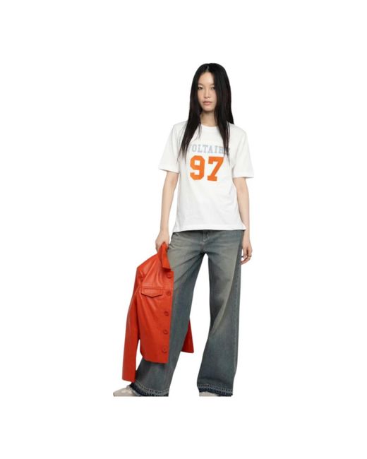 Zadig & Voltaire White T-Shirts