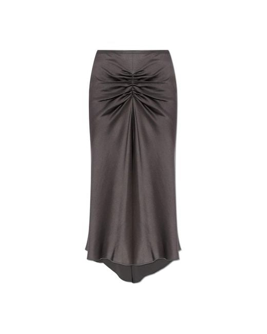 Victoria Beckham Brown Midi Skirts