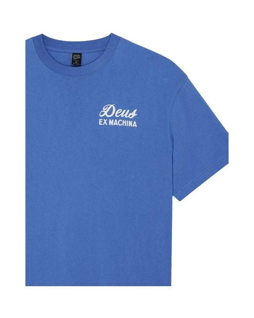 Deus Ex Machina Blue T-Shirts for men