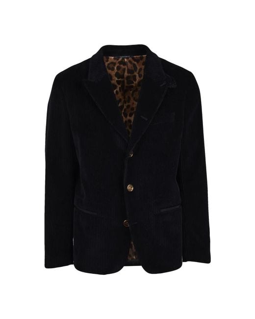 Dolce & Gabbana Black Blazers for men
