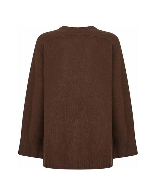 Loulou de Saison Brown Round-Neck Knitwear