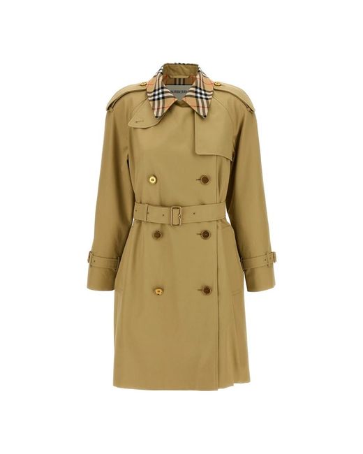 Burberry Castleford Trench Coat in het Natural
