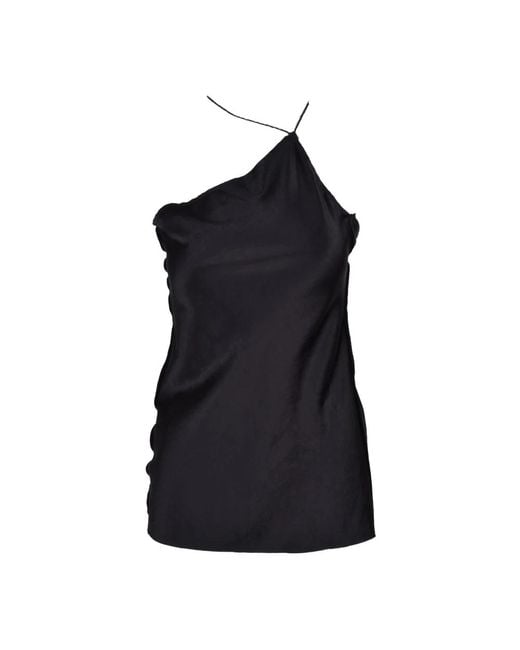 Erika Cavallini Semi Couture Black Sleeveless Tops