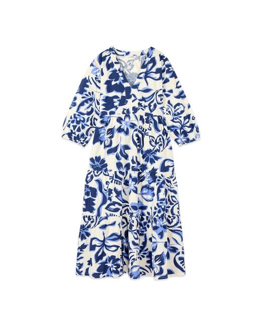 Midi Dresses Oltre en coloris Blue