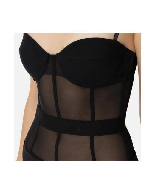 Elisabetta Franchi Black Jumpsuits