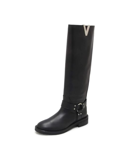Via Roma 15 Black High Boots