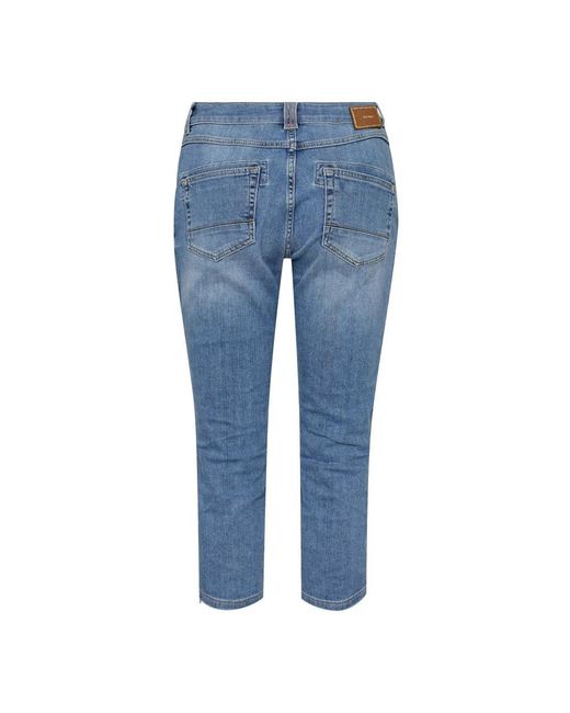 Mos Mosh Blue Cropped Jeans