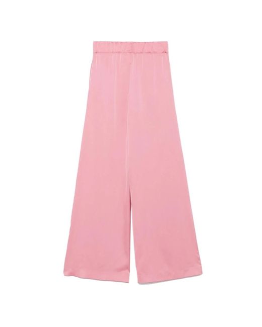 D.exterior Pink Wide Trousers