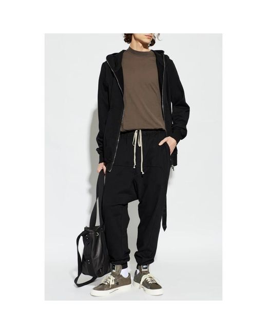 Rick Owens Hoodies & Sweatvesten ,Zwart ,Katoen Jumbo Gimp Hoodie in het Black voor heren