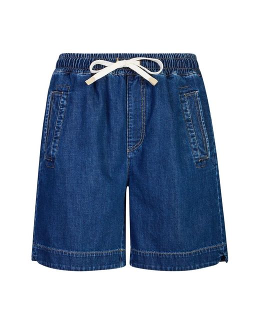 Eleventy Blue Denim Shorts for men