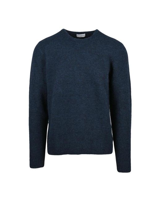 Ballantyne Blue Round-Neck Knitwear for men