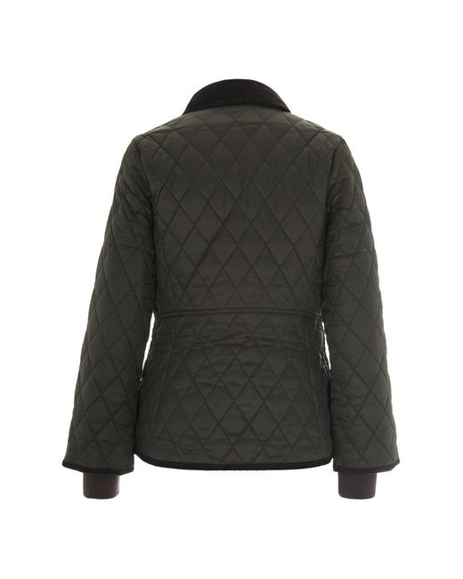 Barbour Black Fitted Beadnell Quilted Shell Jacket
