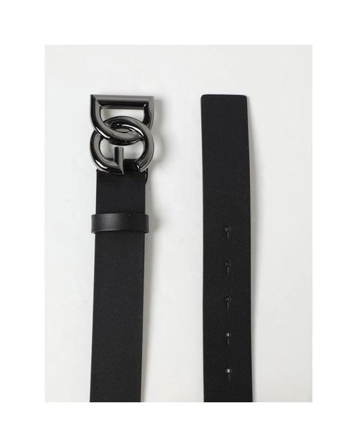 Belts di Dolce & Gabbana in Black da Uomo