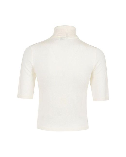 Marella White Turtlenecks