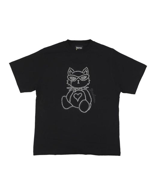 DISCLAIMER Black Kitten tee schwarz streetwear