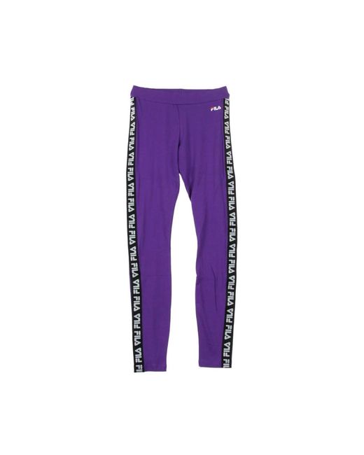Sweatpants Fila de color Purple