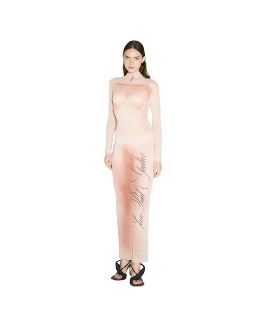 Jean Paul Gaultier Pink Maxi Dresses