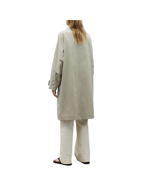 Ecoalf Gray Single-Breasted Coats